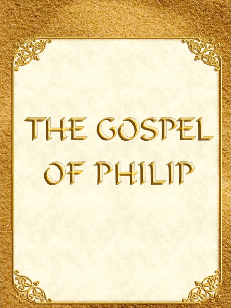 The Gospel of Philip PDF God The Father Jesus
