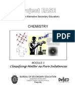 Chem M3 Classifying Matter as Pure Substances