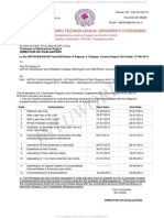 M.tech M.pharm Exam Notification August 2014