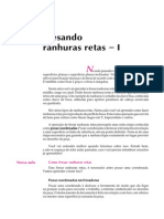 Como fresar ranhuras retas por reprodução do perfil da fresa