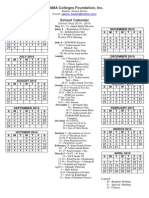 School Calendar SY 2014-2015