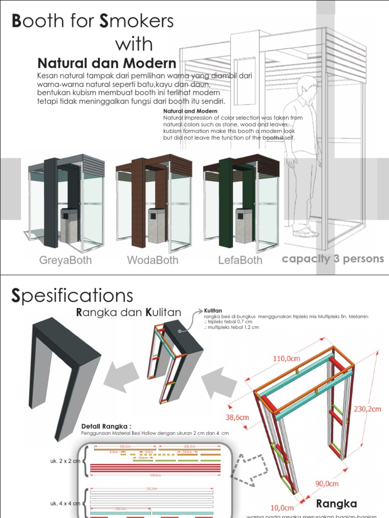 Booth Merokok Natural Modern | PDF