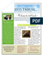 Tibbetts Tribune 1 Welcome Letter To Parents2014