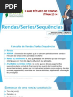 Rendas (Series) Constantes Aulas - II Semestre