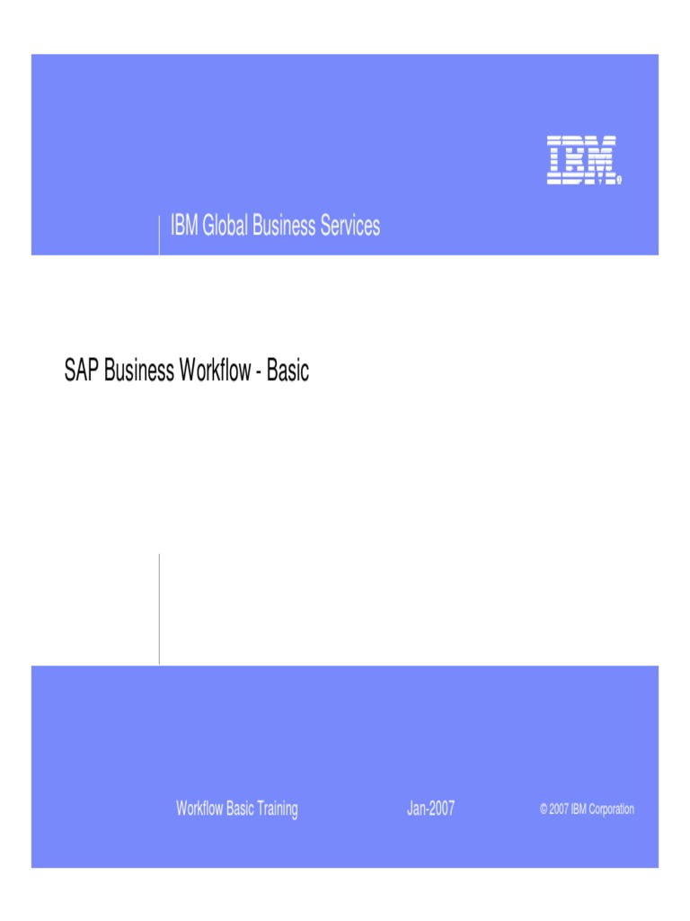 SAP Business Workflow - Basic | PDF | Business Process | Object ...