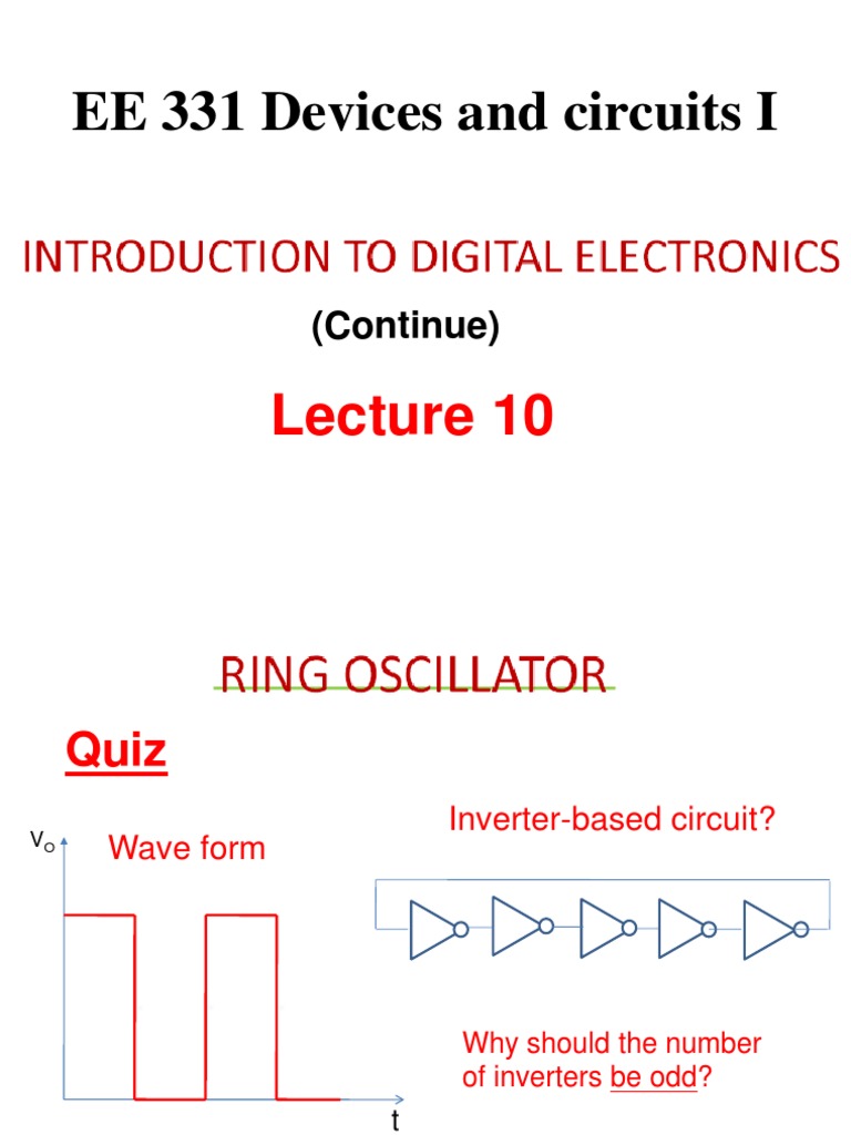 Inverter-Based Circuit Design Insights | PDF