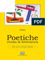 Estratti Poetiche n. 2-3 2013 (anteprime articoli, abstract, rececensioni)