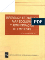 Inferencia Estadistica Para Economia Jose C Sanchez
