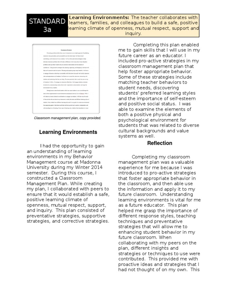 Learning Environments | PDF