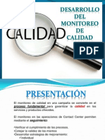 Diapositivas Monitoreo de Calidad.