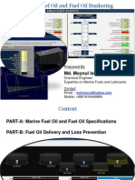 Marine Fuel Oil Specifications and Bunkering