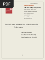 Download Automatic Paper Cutting Machine Using Microcontroller by Parag Rekhi SN234885109 doc pdf
