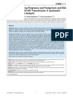 Incident HIV During Pregnancy and Postpartum and Risk of Mother-to-Child HIV Transmission: A Systematic Review and Meta-Analysis