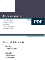 Tipos de Venta