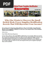 SMPS Troubleshooting Guide: 6 Steps | PDF | Power Supply | Electronic ...