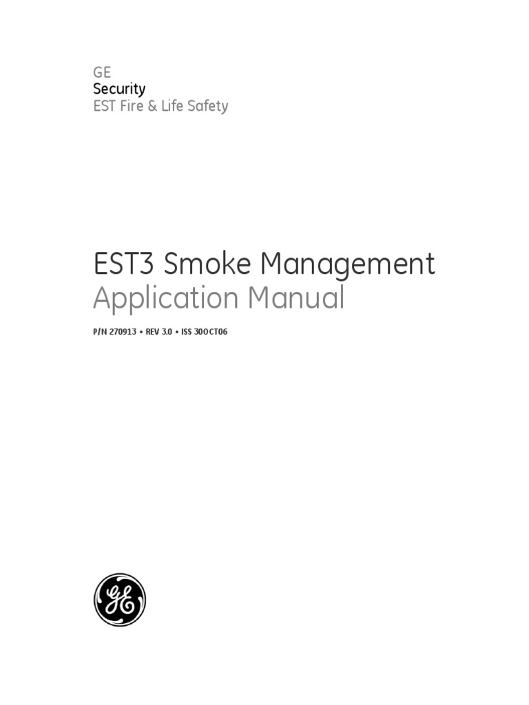 EST3 Smoke Management Application Manual | PDF | Fire Sprinkler System ...