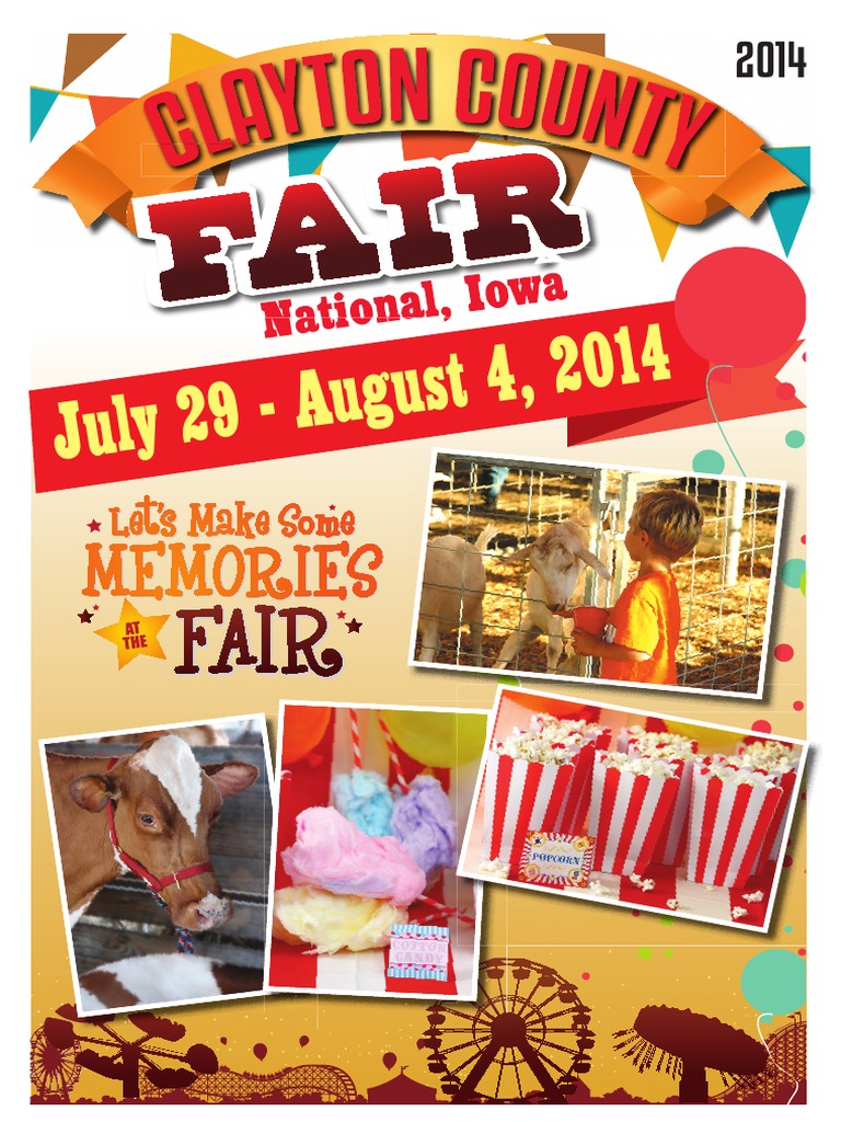 Clayton County Fair 2014 PDF Foods Food And Drink