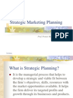 Strategic Marketing Planning: Prof. Pranav Ranjan
