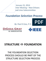 Foundation Selection Process