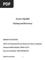 02 - Oracle 10g Backup and Recovery JAI MAA DURGA