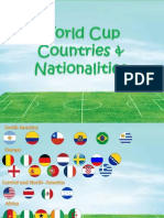 64511 Countries and Nationalities World Cup 2014