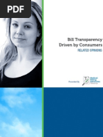 Medical Bill Transparency Driven by Consumers