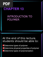 Chapter 13 Introduction To Polymer