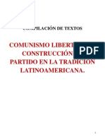 COMPILADO Comunismo Libertario y Construcción de Partido en La Tradición Latinoamericana PDF