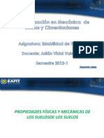 Segunda Clase - Propiedades Físicas y Mecanicas Suelos