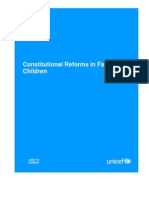 Constitutional Reforms in Favor of Children