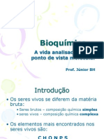 Bioquímica 1 - Introdução, Água e Sais Minerais