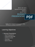Business Communication - Business Presentations