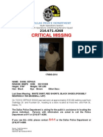 Critical Missing Shaw, Cephus 176680-2014