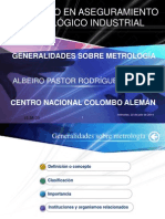 Generalidades Sobre Metrología