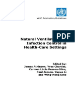Natural Ventilation For Infection Control in Health-Care Settings
