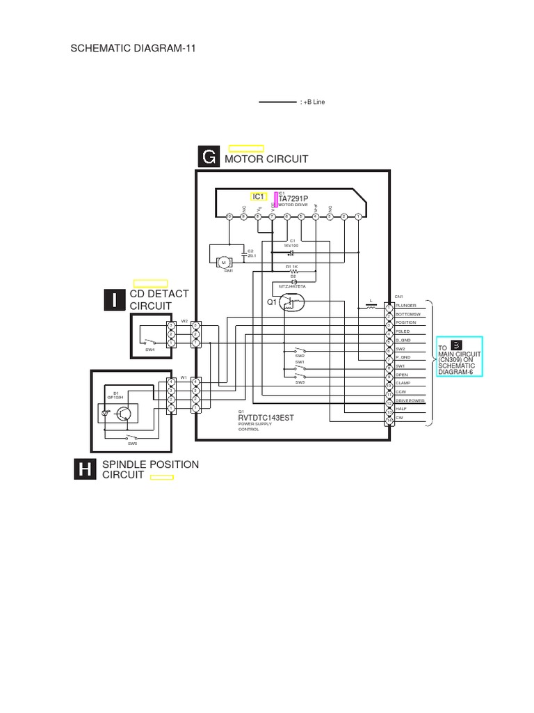 Motor Drive Schematic Diagram | PDF
