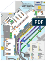 Mapa Aeroporto de Melbourne t2 and t3 (Ground Floor) Map