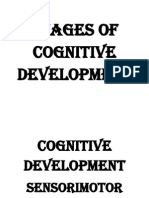 Stages of Cognitive Development