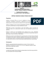 CARTA DESCRIPTIVA DE TRABAJO CONSEJO TÉCNICOTV9 Sesión7