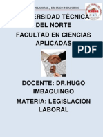 Materia de Derecho Laboral Actual