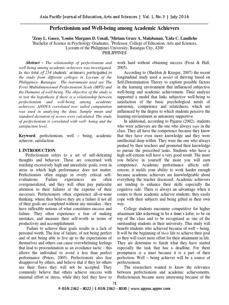 Pros and cons of being a perfectionist at work image