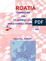 Presentation Handball 2012. Croatia