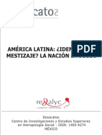 América Latina: ¿Identidad o Mestizaje? La Nación en Juego. Christian Gros PDF