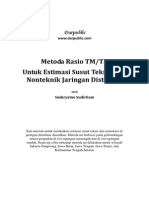 1 Metoda Rasio TM TR Untuk Estimasi Susut Teknis Dan Nonteknis Jaringan Distribusi