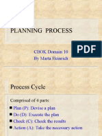 Domain 10 Planning Process
