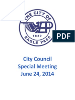 City Council Special Meeting-Mayor