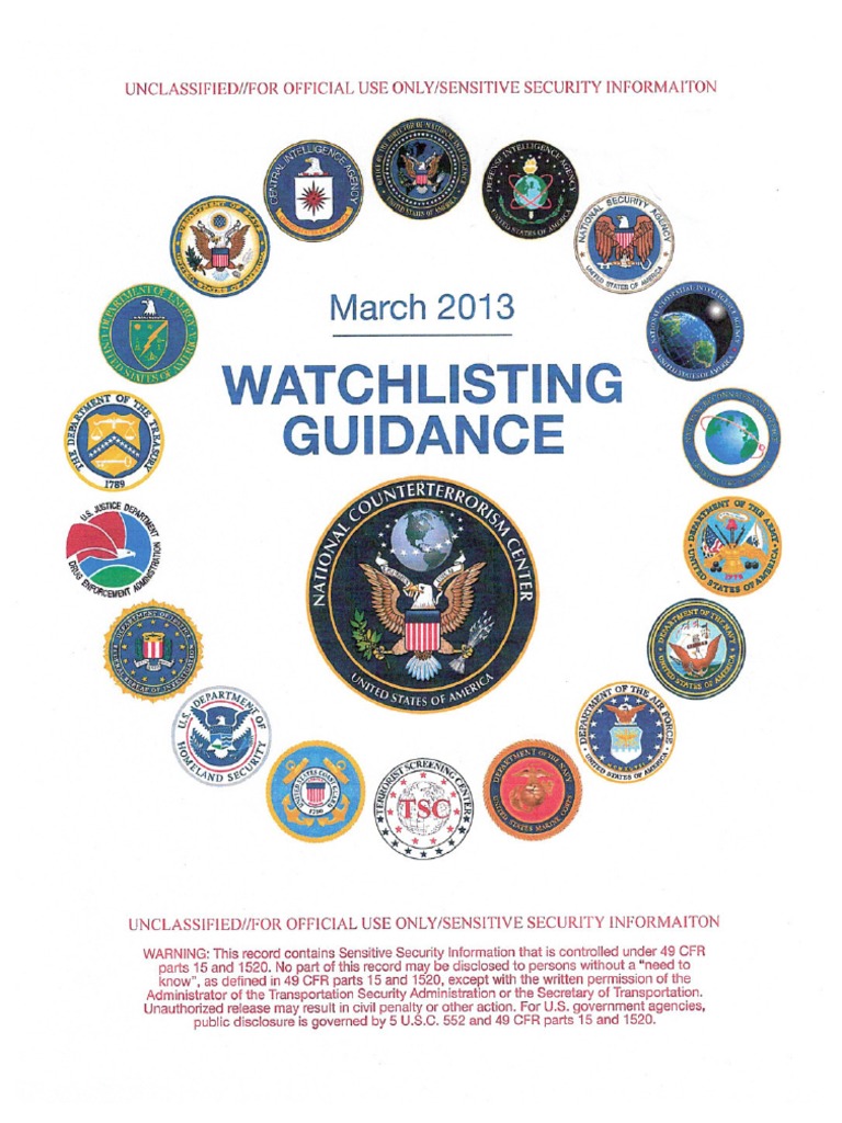 2013 Watchlist Guidance | PDF