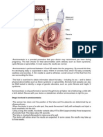 Amniocentesis: Steps Involved in Amniocentesis