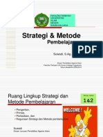 Strategi Dan Metode Pembelajaran