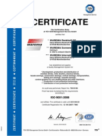 Warema Zertifikat Iso 9001